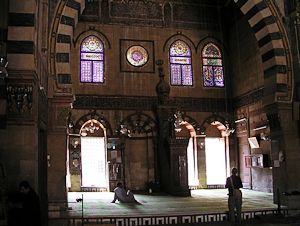 Interior of the Mosque of Sultan Qua'it Bay
